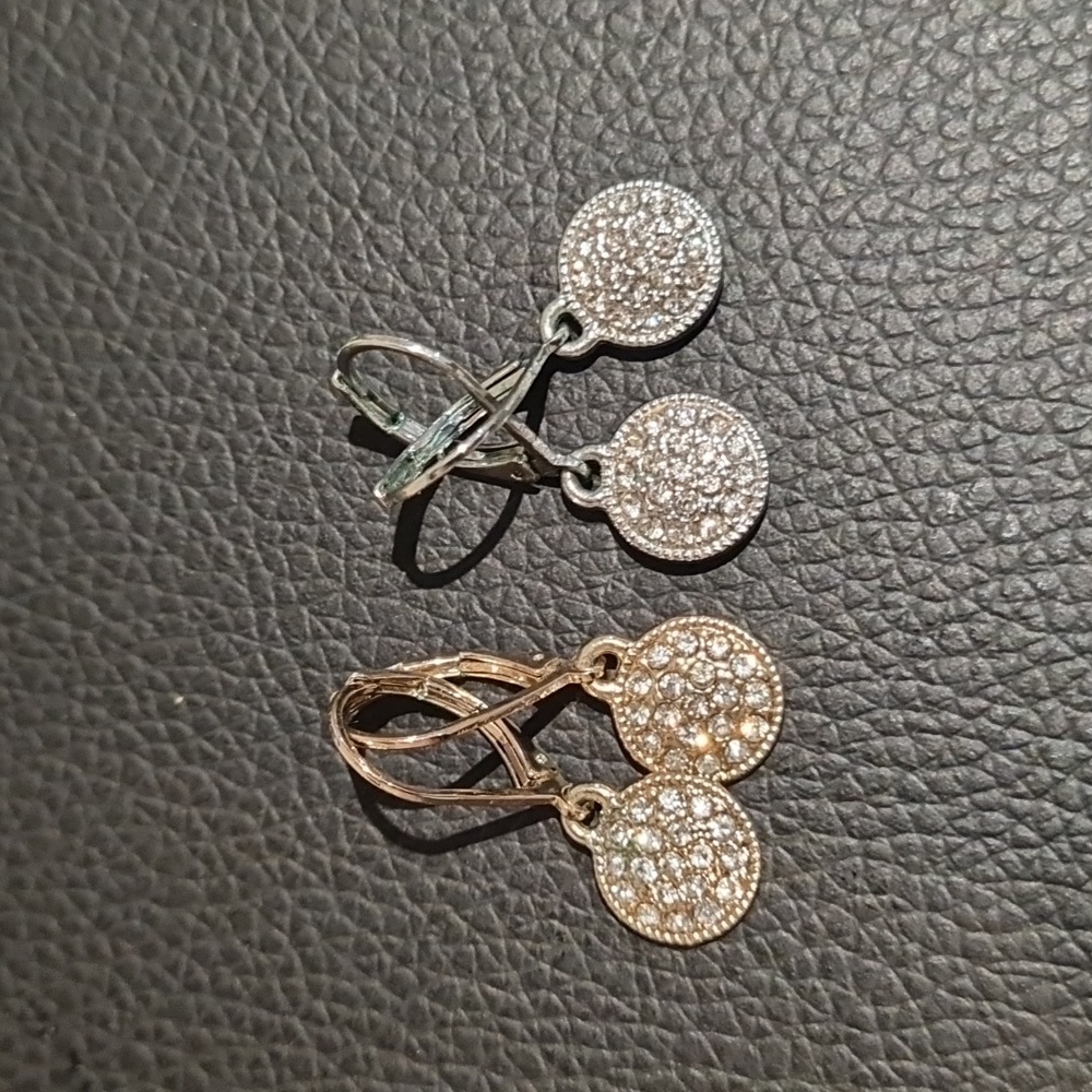 Drop earrings - 2 pairs